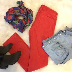 J Crew Factory Matchstick Corduroy Pants